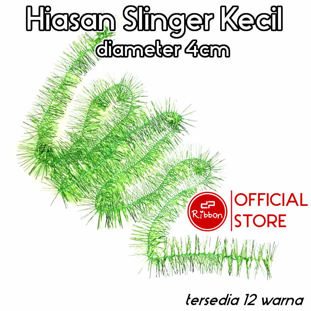 1 Lusin Slinger Kecil 4 cm Tinsel Hantaran Dekorasi Pesta Natal 1 Lusin 12 Pcs - Gambar 5