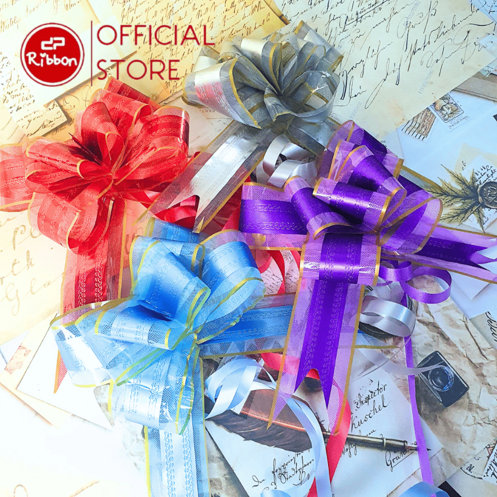 Pita Tarik 32 mm MET Kombinasi Matte 32mm Serut Parcel Souvenir