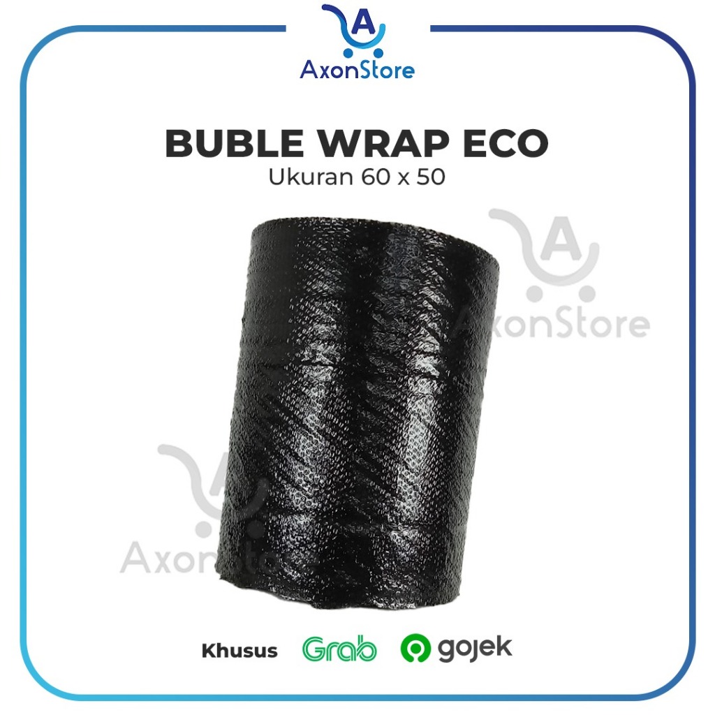Bubble  HITAM  ECO  60cm X 50m Bubble Wrapping Pack Murah
